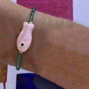 Boho  beaded bracelet N622